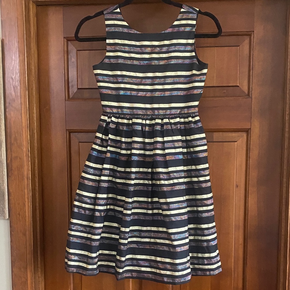 Striped Multicolor Kids Dress